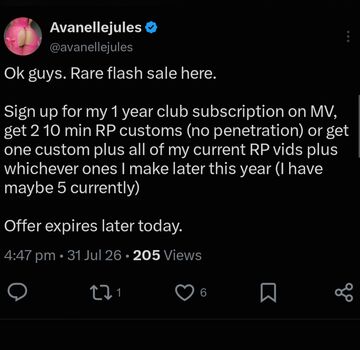 Full leaked Avanellejules private onlyfans photo