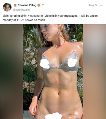 Full leaked Caroline zalog private onlyfans photo