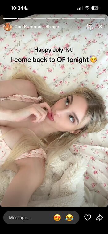 Full leaked Cas summer private onlyfans photo