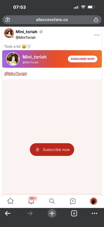 Full leaked Mini toriah private onlyfans photo